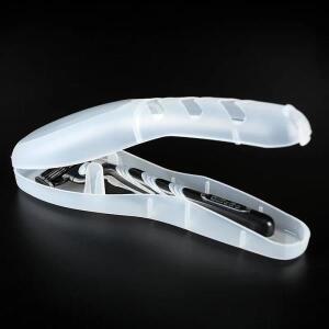 휴대용 면도기 여행 보관 상자 면도날 케이스 플라스틱 면도기 컨테이너 홀더 남성 수동 면도기 보관 상자
