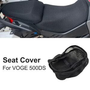 VOGE 500DS DS 오토바이 시트 커버 3D 메쉬 패브릭 미끄럼 방지 통기성 단열 보호 쿠션