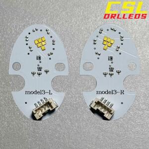 테슬라 모델 3 Y DRL LED 주간 주행 등 보드 라이트 터닝 모듈 OEM Supre White 교체