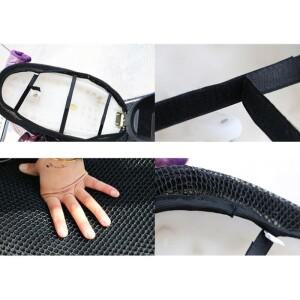 LX0E 오토바이 스쿠터 Moped for Seat Cover  AntiSlip 쿠션 3D Spacer Mesh Fabric 숨 M3XL