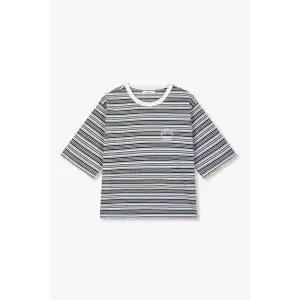 STUDIO TOMBOY 멀티 스트라이프 크롭 티셔츠(9176322976)