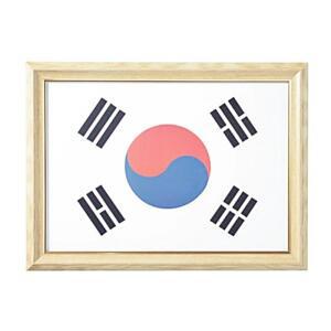 액자 생활용품 함 가정용품 A3용 사무용품 대상 A3- 교실용품 국기 원목색 학교용품 태극기