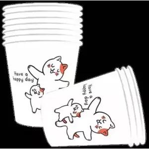팔도 페이퍼맥스 고양이 종이컵 2000개