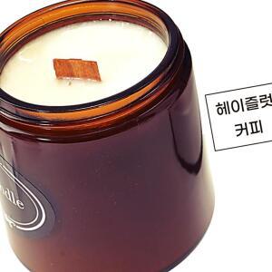 진한 향 소이왁스 캔들 헤이즐럿 210g 커피
