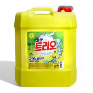주방세제 항균 트리오 14kg 말통 대용량 업소용