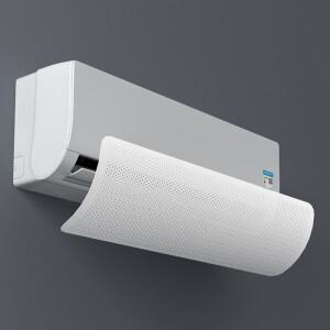 조정 가능한 에어컨 윈드 디플렉터 에어컨 흰색 앞 유리 DIY 드로잉 에어 배플 쉴드 홈 오피스 액세서리