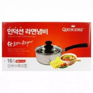 인덕션 Q1R4J9V4 편수 라면 스텐 1인용 캠핑 냄비 16cm