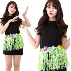 치마 댄스의상 파티의상 하와이 훌라스커트 하와이훌라스커트치마(30cm)