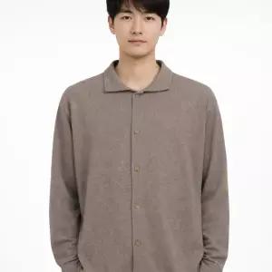 [리미드][리미드] 남성 베이직 단추 카라 니트 5C-KN-Q018