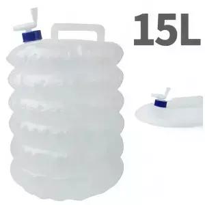10L-15L 접이식 물통 물 저장용기 물주머니 주스 디스펜서 캠핑 야외용
