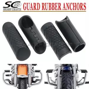 오토바이 32mm 1 1/4 엔진 가드 바 고무 페그 Harley Softail Spor