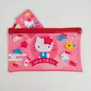 [글로벌온]산리오 헬로키티 일본풍 PVC 파우치 (49691776)