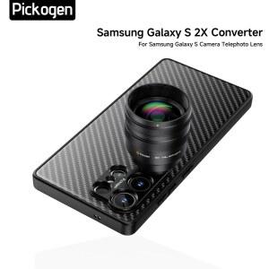 웹캠커버 픽코젠 2X 휴대폰 망원렌즈 컨버터 S24 S25 S26 울트라용 17mm 나사산 케이스 포함 텔레컨버터
