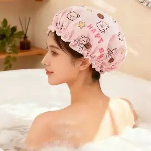 방수 세안 샤워캡 1+1 목욕 모자 위생모 헤어캡 염색모