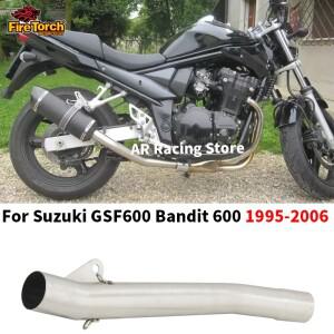 SUZUKI BANDIT GSF600 1995-2006 바이크 오토바이 배기 시스템 미드 링크 파이프 연결 51MM 머플러 탈출 모