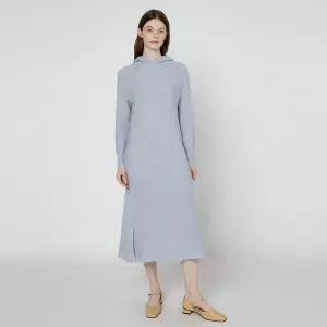 올리브데올리브 투톤 후드 니트 원피스 OSO717 1135125