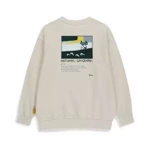 [전이수 콜라보] K254USW960 그래픽 맨투맨 CREAM