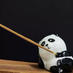 (다올)인센스 스틱 홀더 판다 눈 뜬 디자인