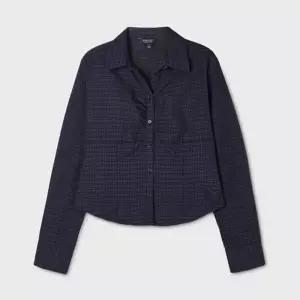 [백화점 홈쇼핑 정품] 후아유 여성 Slim Fit Check Blouse WHBLG3831F
