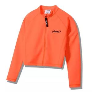 JEEP 지프 유니버스 여성 크롭 집업 래쉬가드 JP5RGF012OR 4145736