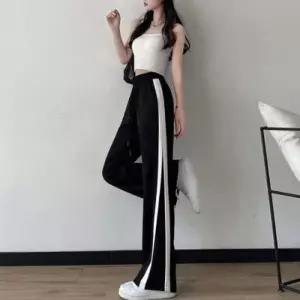 [텐바이텐][홍은]여성 여름 트레이닝 바지 러닝 운동 밴딩 일자 와이드 팬츠 여