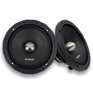 오리온 HCCA64N HCCA 시리즈 6.5 u201D 초효율 네오디뮴 중거리 스피커 1400W 최대 출력 350W RMS 4옴 1.5 보이스 코일 - 고출력 프로 카 오디오 스테레오 프리미엄 품질 스피커페어