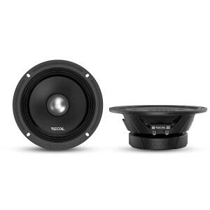 리코일 MS65-4P 6.5인치 미드레인지 프로 오디오 자동차 스피커 600와트 맥스 페어 4OHM 1.5인치 고온 캡톤 보이스 코일 프리미엄 품질의 도어 스피커