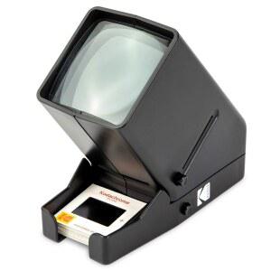 코닥 kodak 35mm 슬라이드 및 필름 뷰어 - 배터리 작동 3배 확대 네거티브용 LED 조명 보기 u2013