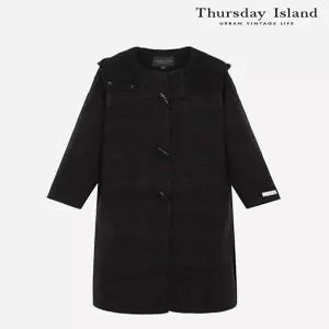 [써스데이아일랜드][Thursday Island] 후드카라 체크핸드메이드 더플코트(T238MCT254W