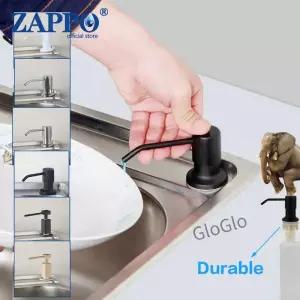 ZAPPO 주방 싱크대 비누 디펜서 액체 병 욕실 세제 핸드 워시 펌프