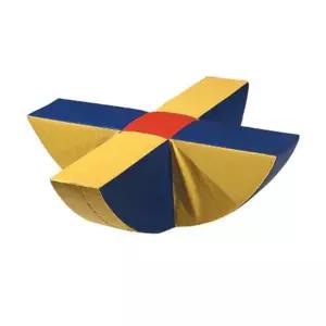 PK 스매싱스포츠 바람개비시소 KS1039-6 100X50X25cm/ 유아체육매트/ 안전보호시설/ 신체발달놀이/ 매트/