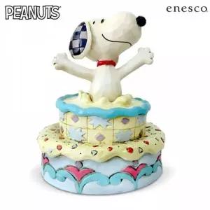 스누피 500MSN82 생일 축하 케이크 피규어 14cm 장식 귀여운 캐릭터 애니굿즈샵