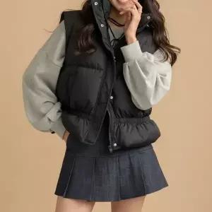 [하프클럽/]하이넥 패딩조끼 겨울  숏패딩 빅사이즈 베스트