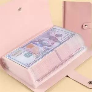 지폐 394APK76 수집 앨범 화폐 수집 앨범 수집용 보관 바인더 포켓 다이어리형 수집품 영수증 보