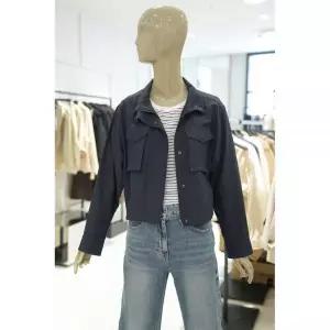 수량한정 시슬리 아웃 포켓 숏 점퍼 여름점퍼 네이비 SAJP81531 NY 2732621