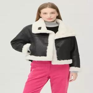 무스탕 가죽 점퍼 BAJPE1561 ASD514 VKU922