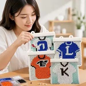 고품질 프로야구 비즈발 DIY 재료 도안 응원 굿즈 만들기 비즈발만들기세트 비즈발세트 야구비즈발 WFPE8V