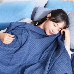여름 시어서커 이불 냉감 리플 얇은 침대 패드 단품