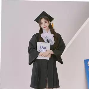 졸업가운대여 교복몰 여자 졸업가운 학사모 SET 학사복 교복