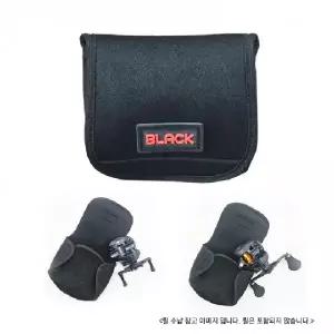 (색상 블랙M)UST BLACK 네오프랜 베이트릴 파우치 릴 가드 릴 커버 릴 케이스 M 블랙