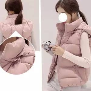 여성 겨울 조끼 따뜻한 데일리 퀄팅 여성 패딩 조끼 가벼운 초경량 경량 보온