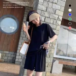 [옷자락]여자 트립 휴양지룩 아이스 시원한 투피스 SS 세트