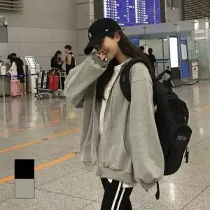 ONM 여리여리 루즈핏 소장가치 뿜뿜 캐주얼 후드 집업
