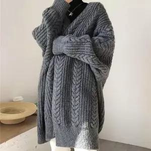 ONM 롱 가디건 꽈배기 도톰한 가을
