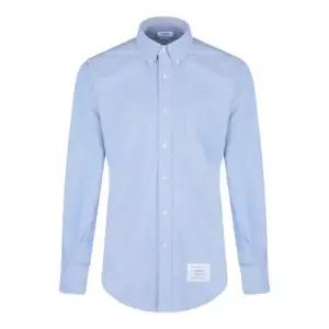 26SS 톰브라운 옥스포드 클래식 그로그랭 플래킷 셔츠 MWL010E F0313 480 LIGHT BLUE DOM