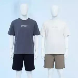 [무료배송] 게스 26SS 남녀공용 썸머 셋업 2세트 (반팔티2종+반바지2종)