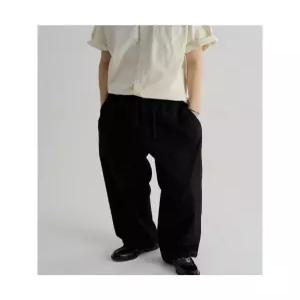 에잇세컨즈 코튼 스판 벌룬핏 팬츠 블랙 456421MME5 6300716