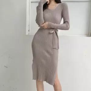 여성복 원피스 여성복 롱원피스 슬림 깔끔한 골지