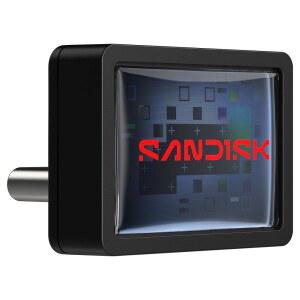 SANDISK 512GB 익스트림 핏 USBC 플래시 드라이브 - 최대 400MB/S 읽기 속도 USB 3.2 Gen 1 TypeC 플러그 앤 스테이 스토리지 블랙 SDCZ530512GG46