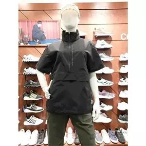 [셀러허브 스포츠레저]케이스위스_EEFW201BK_하이넥 우븐 반팔 반집업자켓 (9425271)